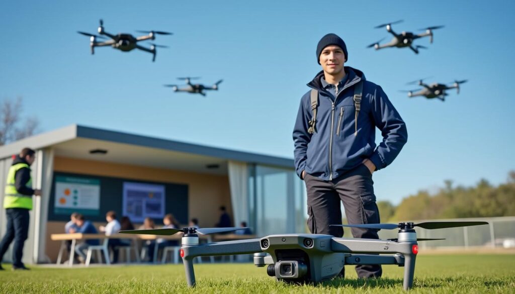 découvrez les étapes clés pour devenir télépilote de drone grâce à une formation adaptée, alliant théorie et pratique, et accédez à une carrière passionnante et en pleine expansion.