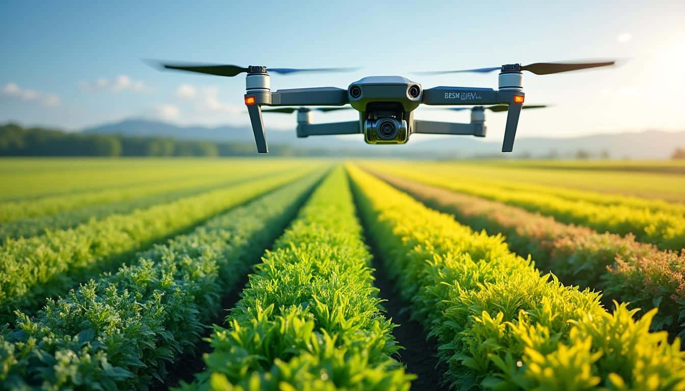 découvrez comment l'indice ndvi aide le drone agricole à détecter le stress hydrique pour optimiser l'irrigation et améliorer la santé des cultures.