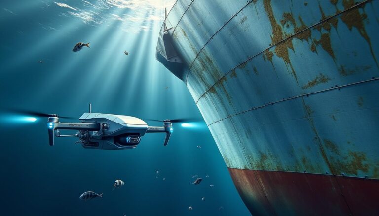 découvrez comment les drones sous-marins révolutionnent l'inspection des coques de navires grâce à leurs capacités avancées en exploration marine.