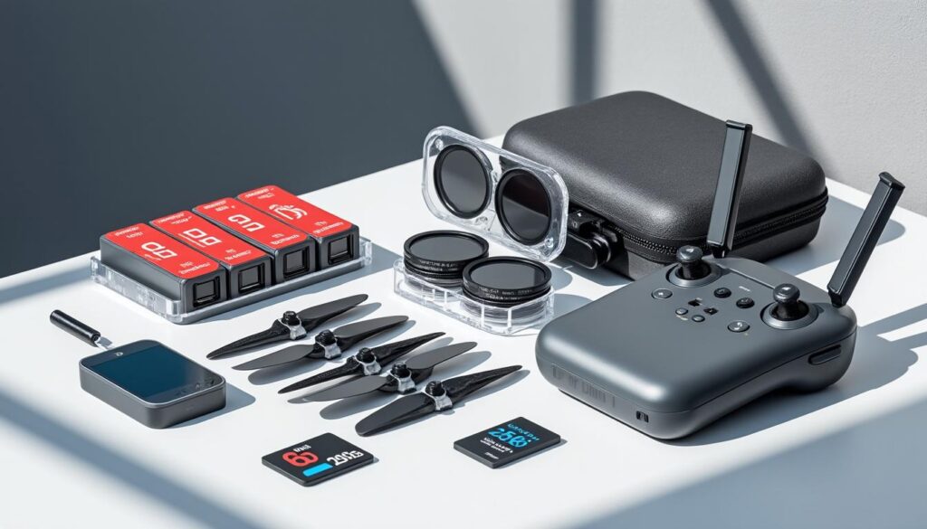 découvrez les accessoires indispensables pour drone qui optimisent vos vols et prolongent vos sessions de tournage, pour des prises de vue toujours plus réussies.