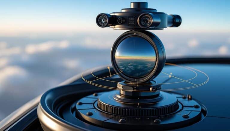 découvrez comment la nacelle auto-stabilisée de l'horizon artificiel compense l'inclinaison du châssis en vol pour assurer une navigation précise et sécurisée.