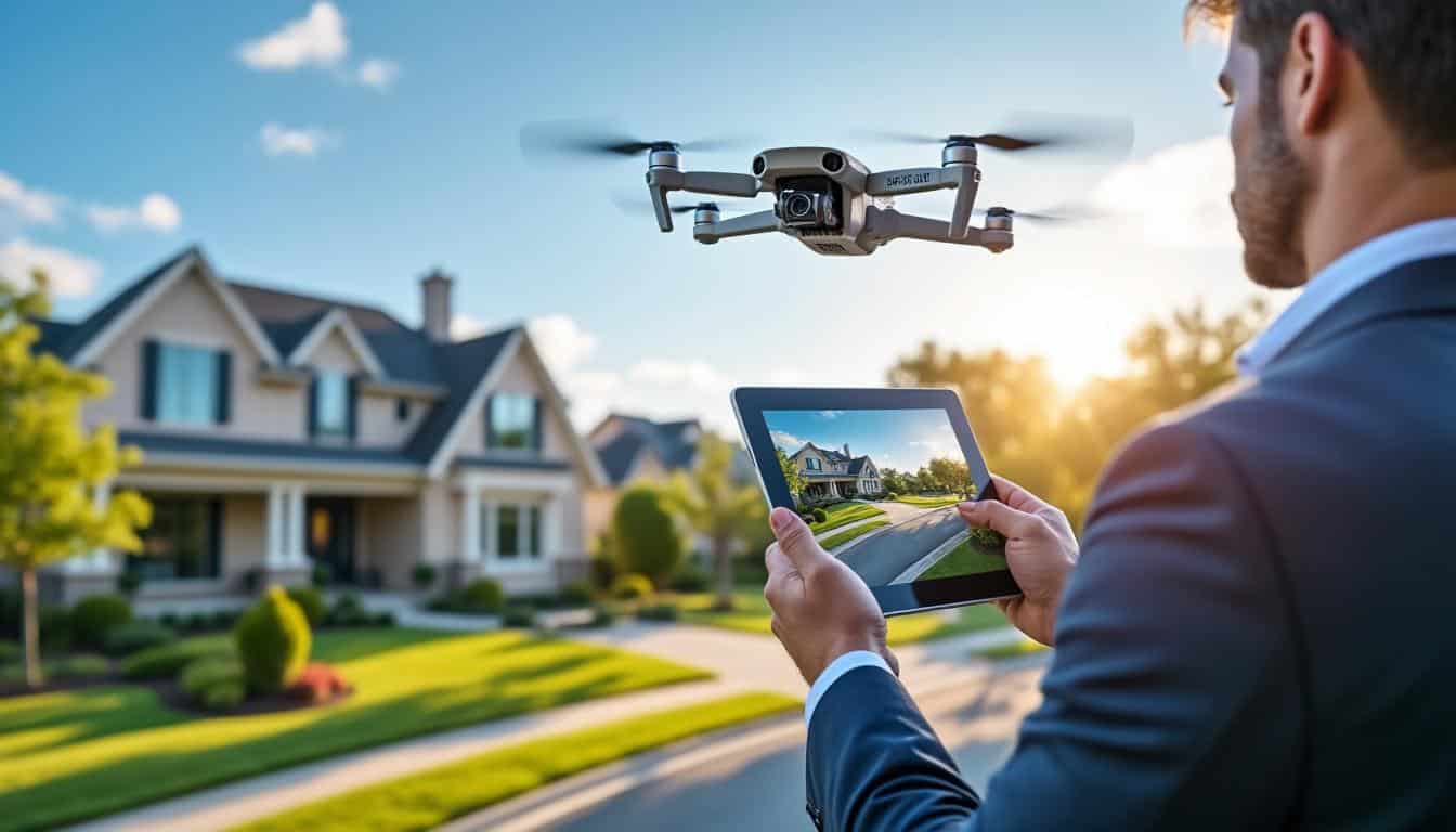 découvrez comment le marketing visuel grâce aux drones révolutionne l'immobilier en valorisant vos annonces de vente avec des images et vidéos captivantes.