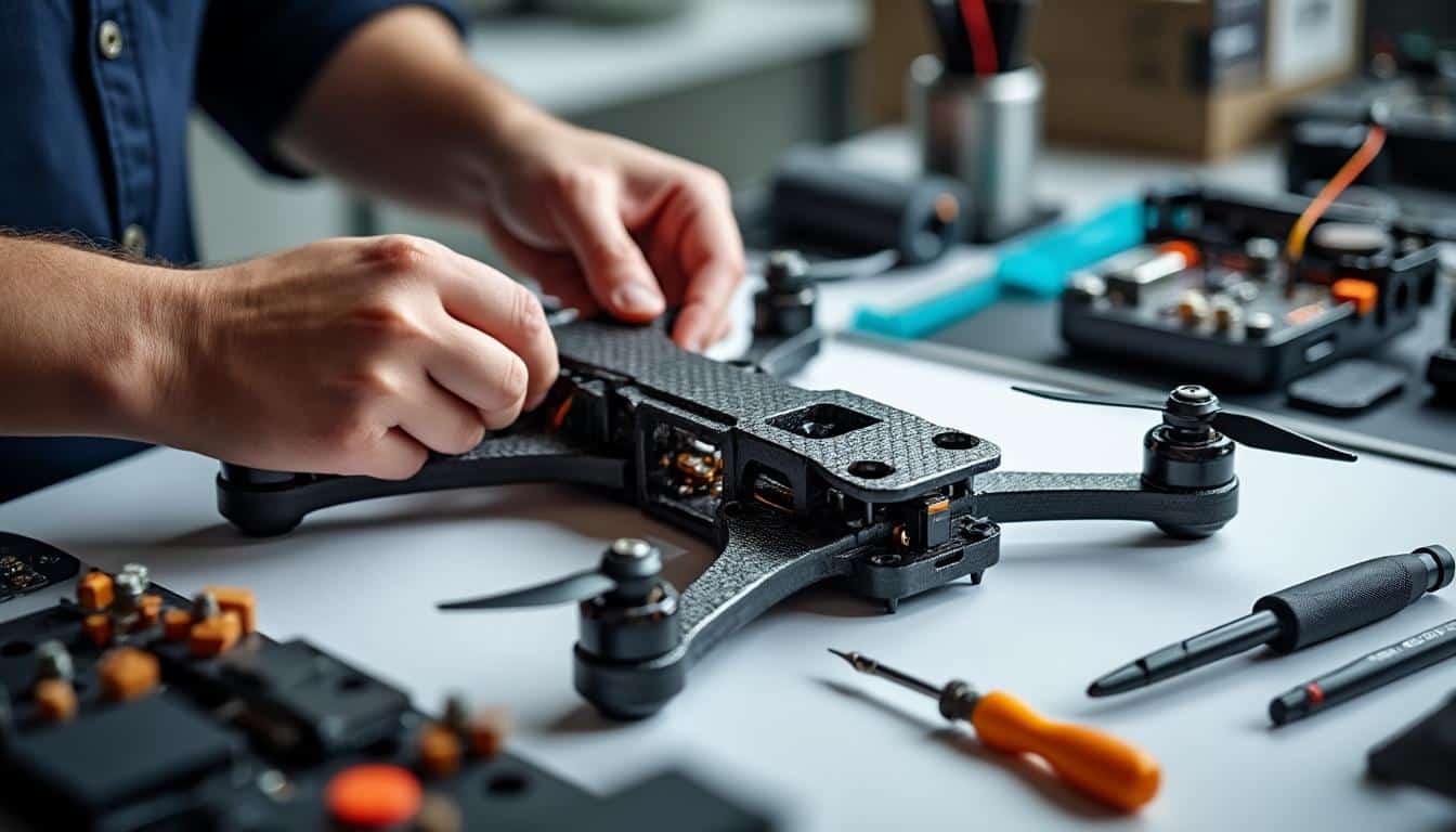 découvrez comment choisir le châssis carbone idéal pour le montage sur mesure de votre drone fpv racing, alliant légèreté et performance optimale.